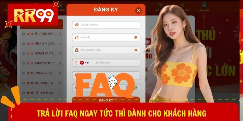 Trả lời FAQ ngay tức thì dành cho khách hàng